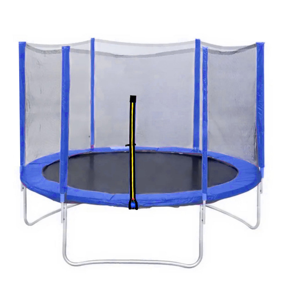 фото Батут dfc trampoline fitness 12ft наружн.сетка, синий (366см) (два короба)