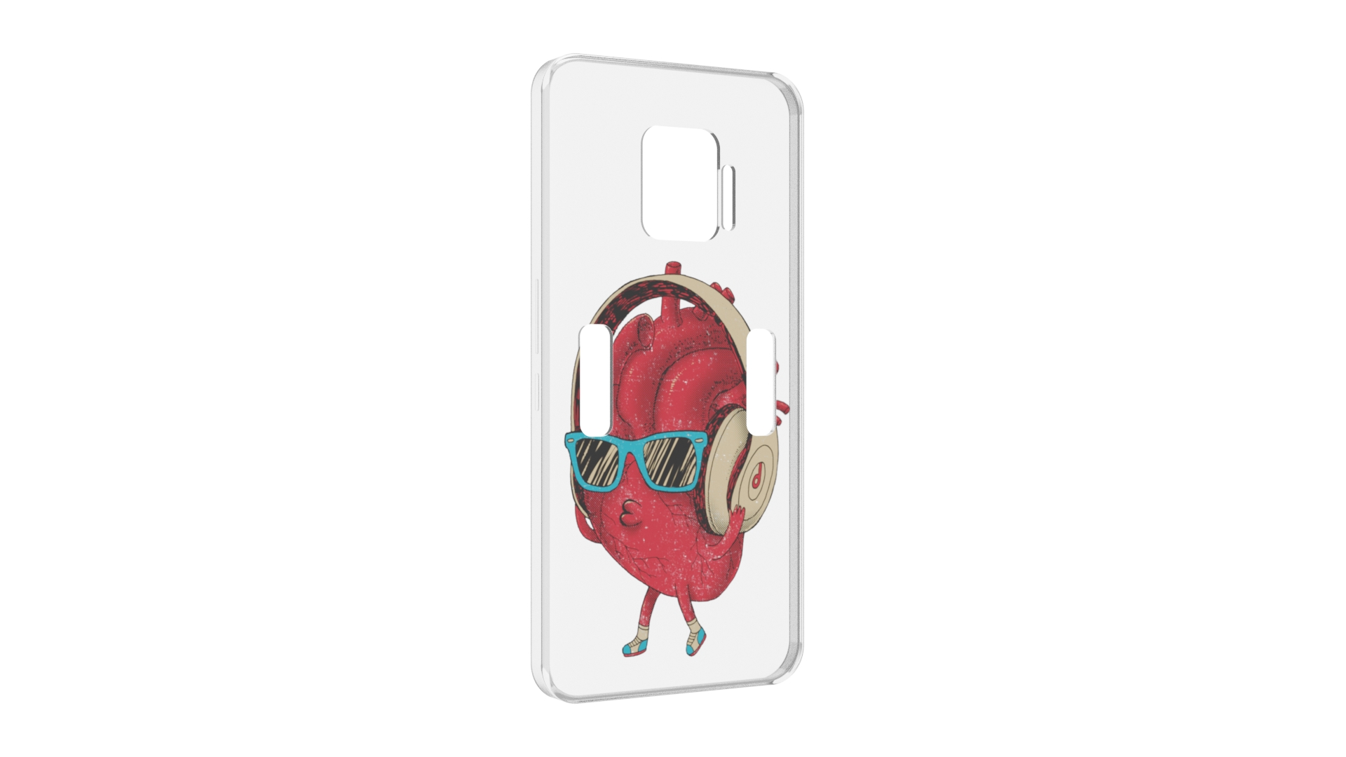 

Чехол MyPads слушай сердце для ZTE Nubia Red Magic 7 Pro, Прозрачный, Tocco