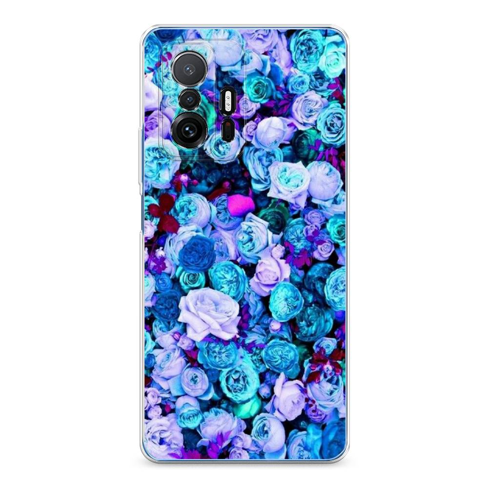 

Чехол на Xiaomi Mi 11T"Цветочный ковер", Фиолетовый, 311250-2