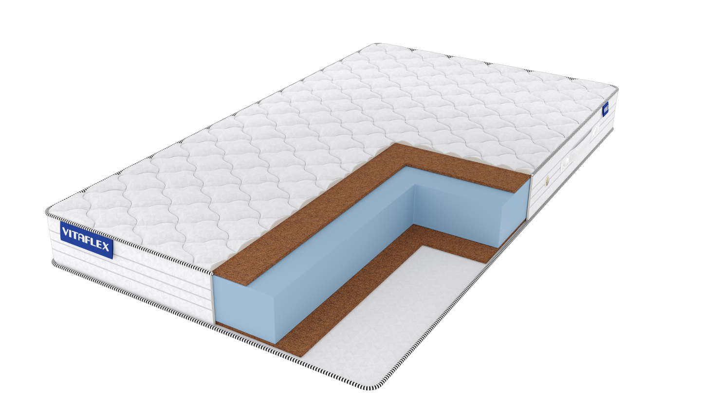 

Матрас Vitaflex Light Double Hard 175х175 серии Foam Classic, Белый, Light Double Hard