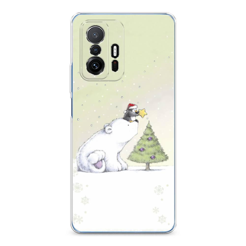 

Чехол на Xiaomi Mi 11T/11T Pro "Украшение елки", Белый;бежевый, 311250-5