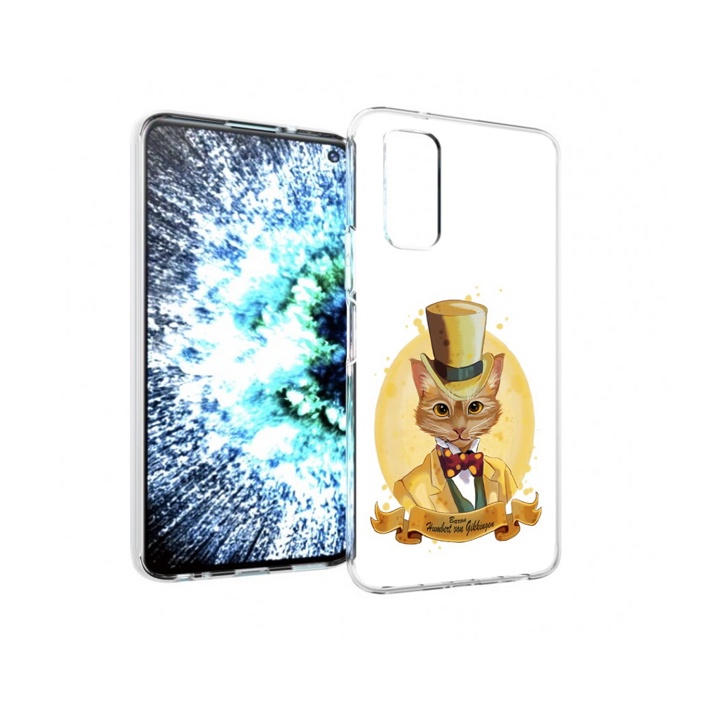

Чехол MyPads Tocco для Vivo IQOO Neo 3 кот юрист (PT157205.400.401), Прозрачный, Tocco