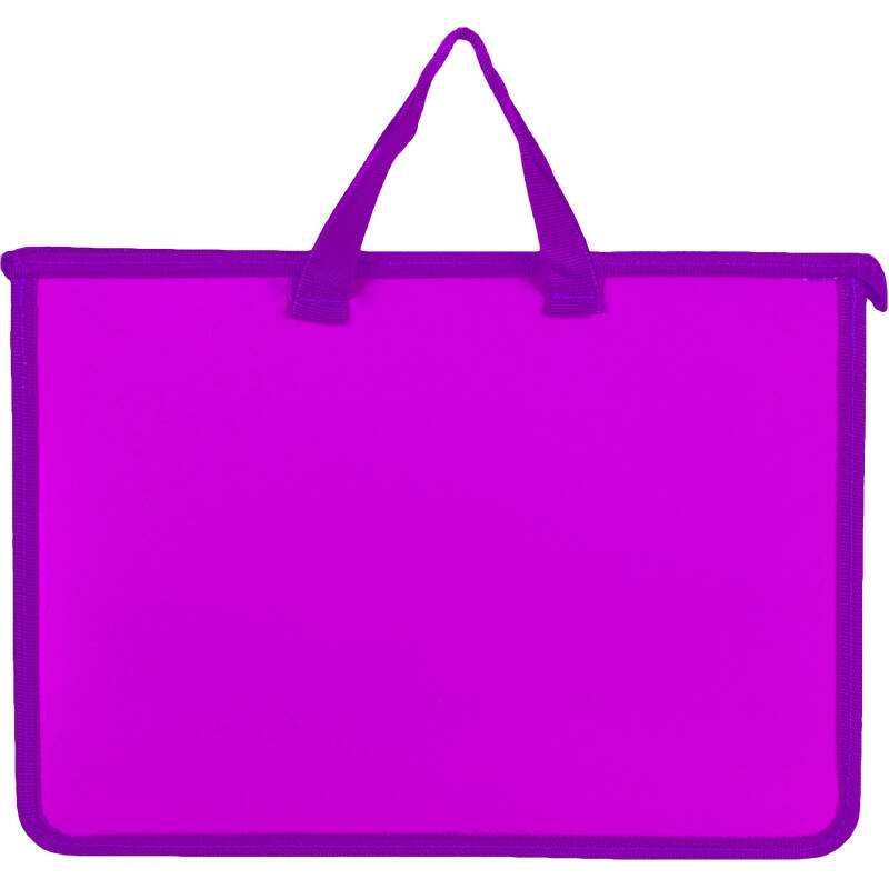 

Папка-портфель Attache Neon на молнии с ручками А4+ розовый, Фиолетовый