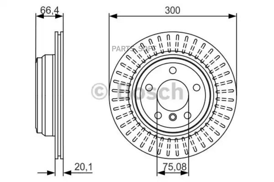 

Тормозной диск BOSCH 0986479045