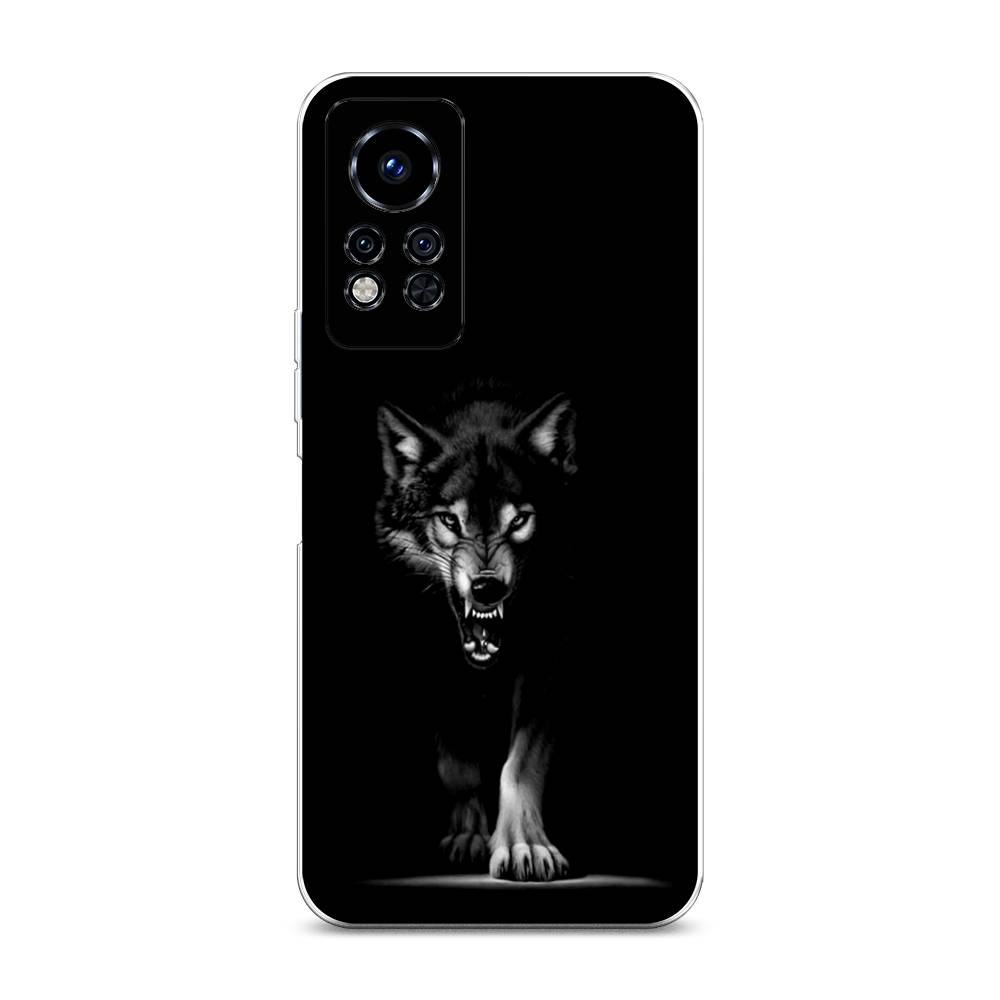 

Чехол Awog на Infinix Note 12i 2022 / Инфиникс Нот 12i 2022 "Волк выходит из ночи", Серый;черный;белый