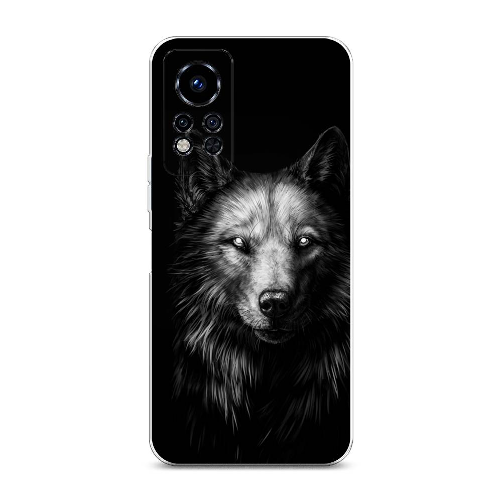 

Чехол Awog на Infinix Note 12i 2022 / Инфиникс Нот 12i 2022 "Волк черно белый", Серый;бежевый;белый