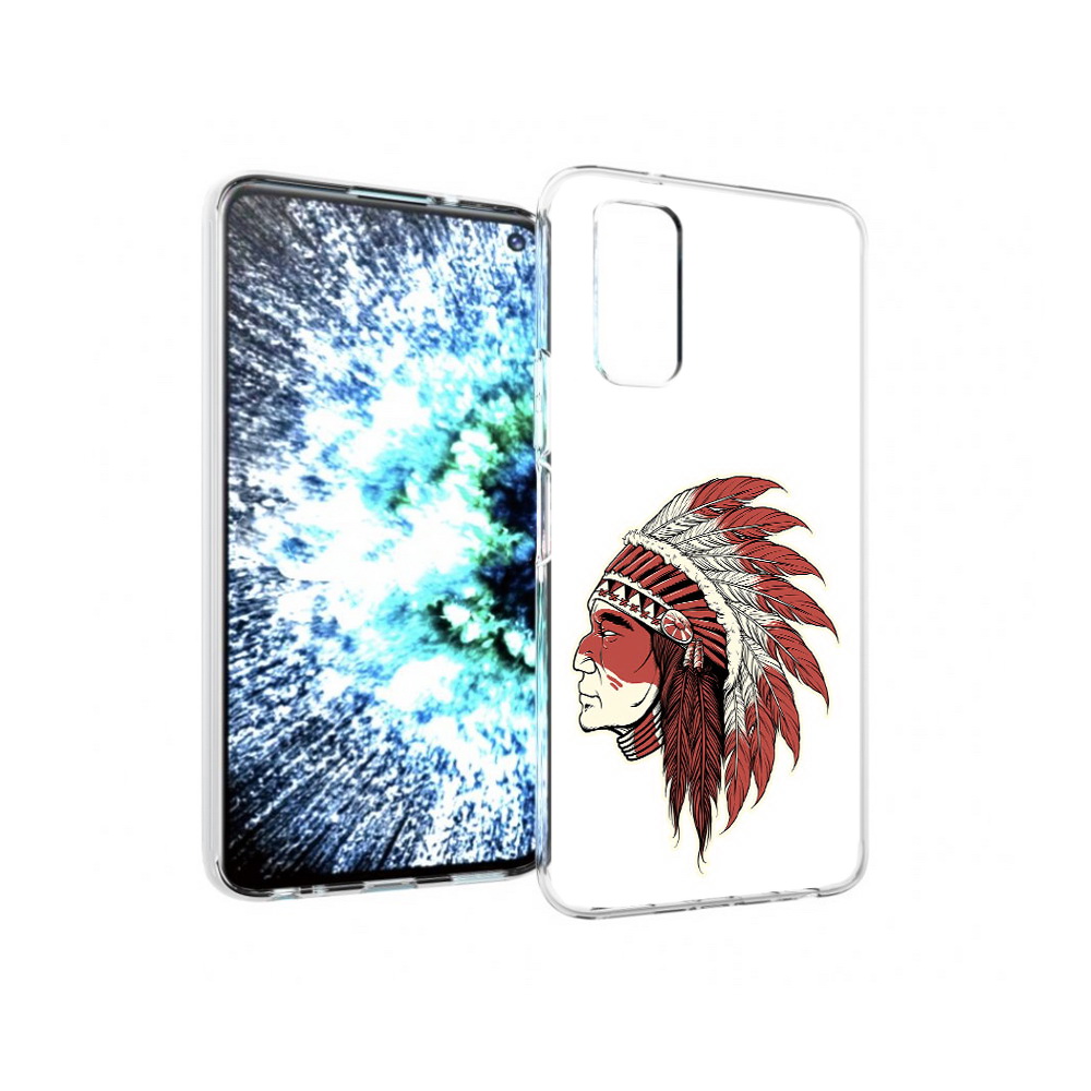 

Чехол MyPads Tocco для Vivo IQOO Neo 3 красный индеец (PT157205.400.411), Прозрачный, Tocco