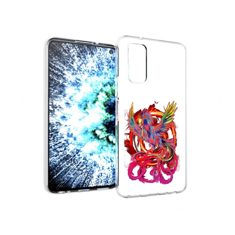 

Чехол MyPads Tocco для Vivo IQOO Neo 3 красочный феникс (PT157205.400.414), Прозрачный, Tocco
