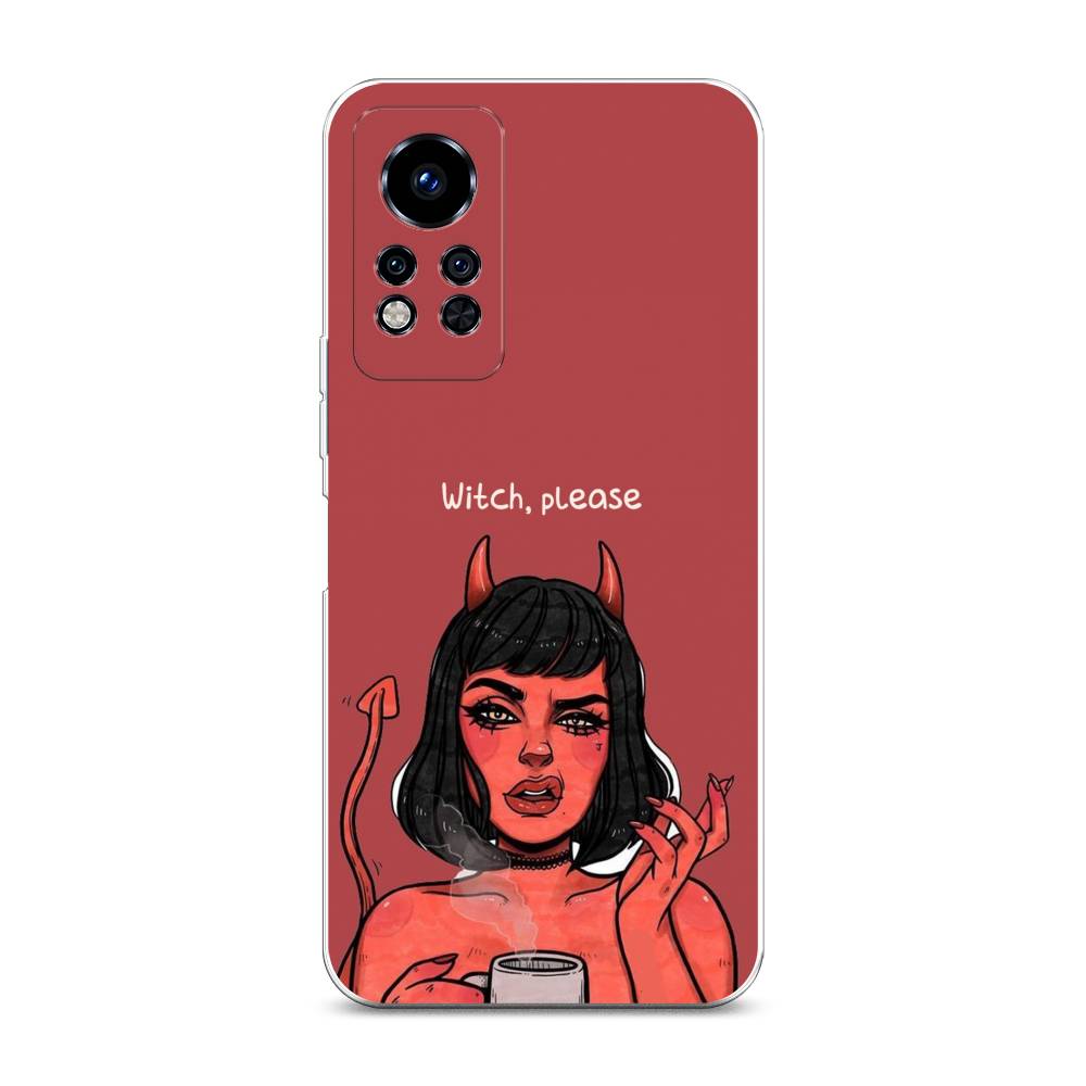 

Чехол Awog на Infinix Note 12i 2022 / Инфиникс Нот 12i 2022 "Evil Girl", Красный;черный