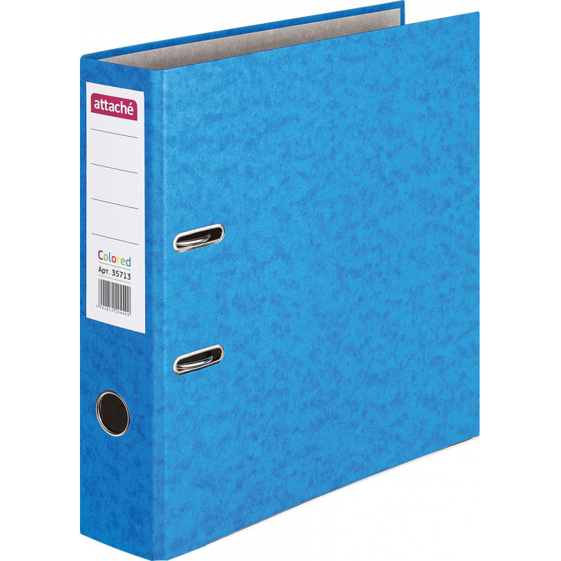 

Папка-регистратор ATTACHE Colored 12737/20449, 75мм, св.-синий,бум/бум