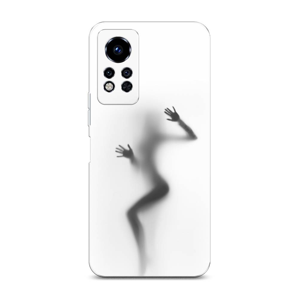 

Чехол Awog на Infinix Note 12i 2022 / Инфиникс Нот 12i 2022 "Девушка в душе", Серый;белый;черный
