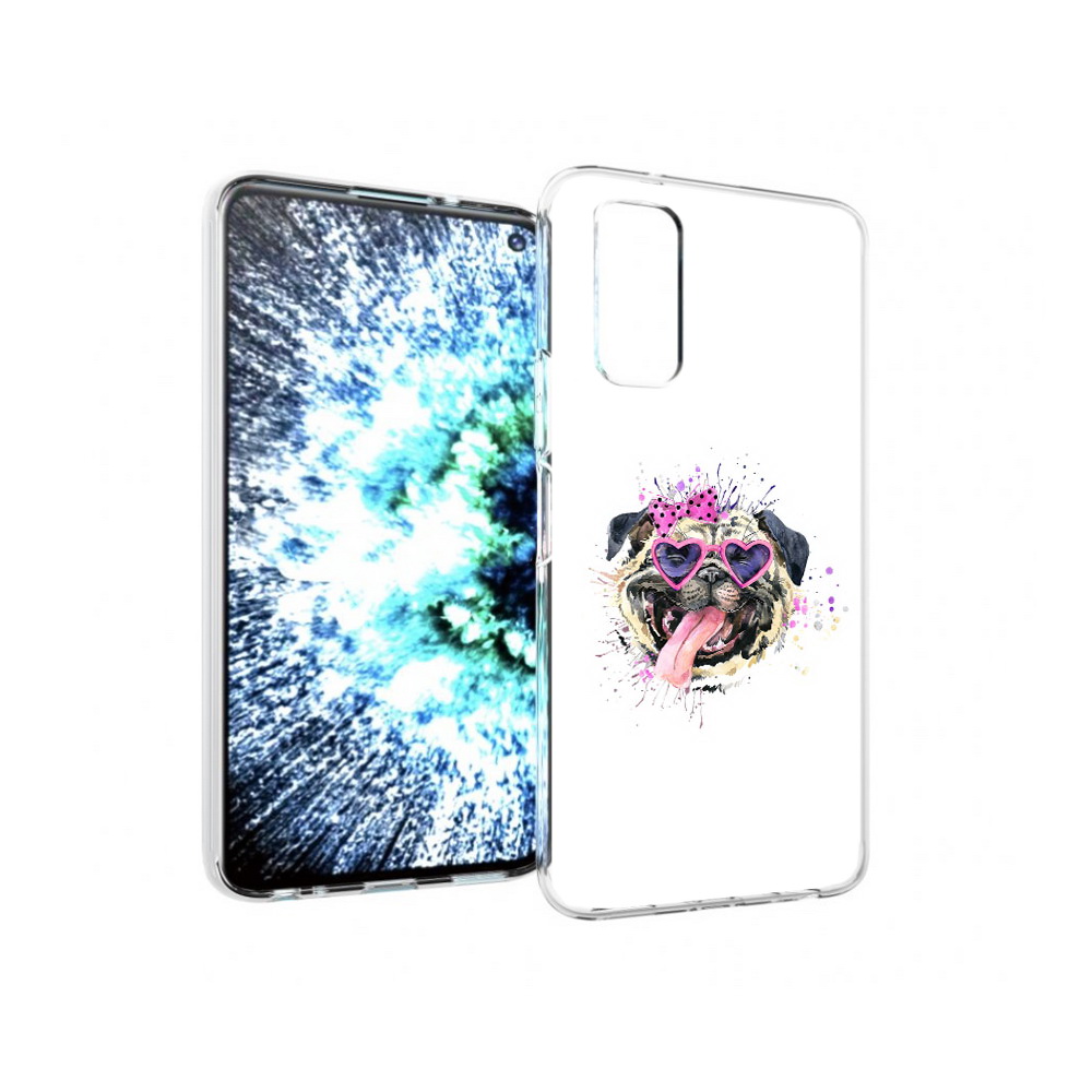 

Чехол MyPads Tocco для Vivo IQOO Neo 3 Веселая собака (PT157205.400.43), Прозрачный, Tocco