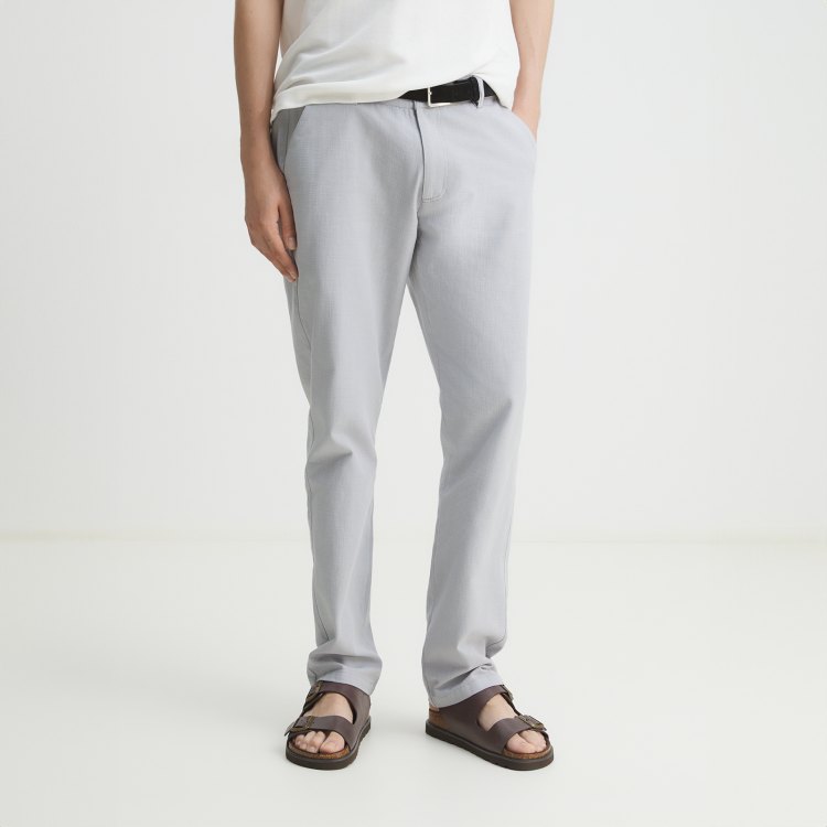 

Брюки мужские Maison David BLN916-1 серые M, Серый, BLN916-1
