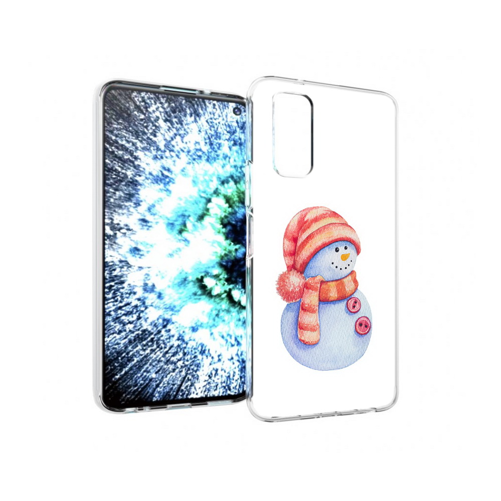 

Чехол MyPads Tocco для Vivo IQOO Neo 3 Веселый снеговик (PT157205.400.44), Прозрачный, Tocco
