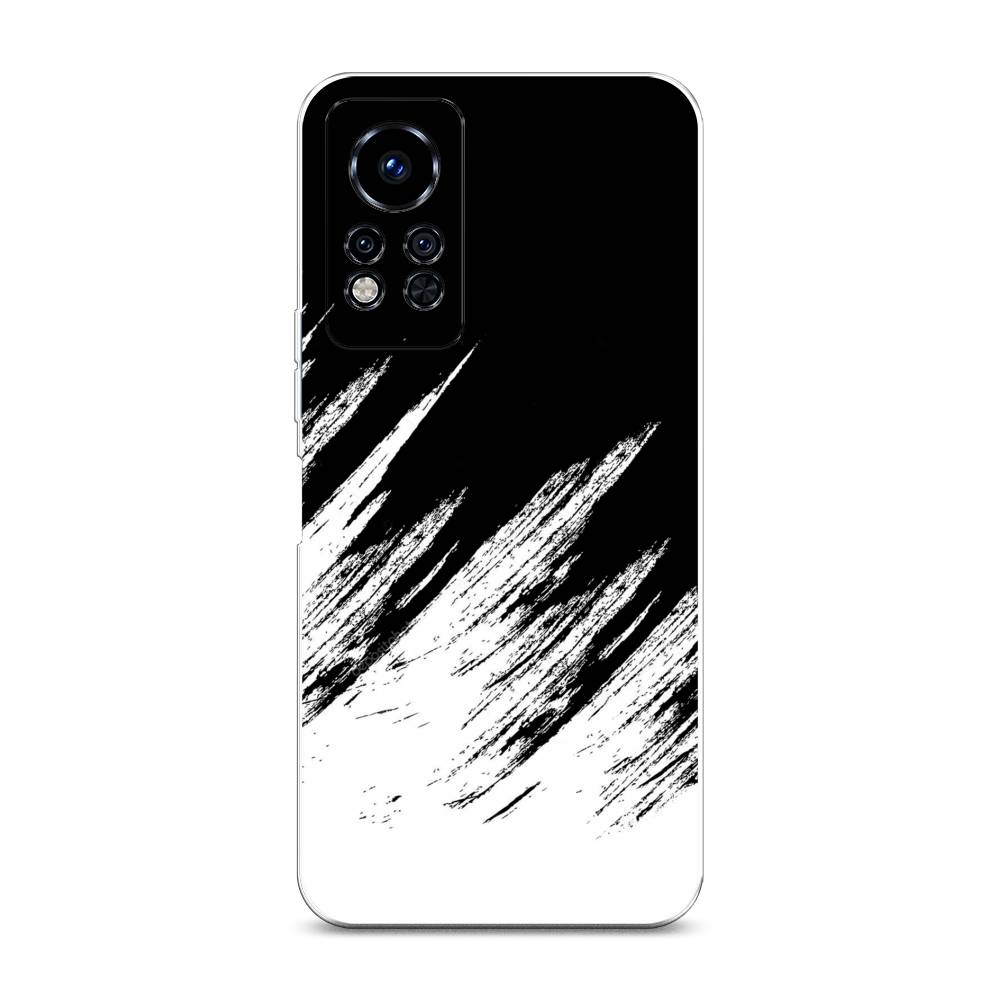 

Чехол Awog на Infinix Note 12i 2022 / Инфиникс Нот 12i 2022 "Черно белые брызги", Черный;белый;бежевый