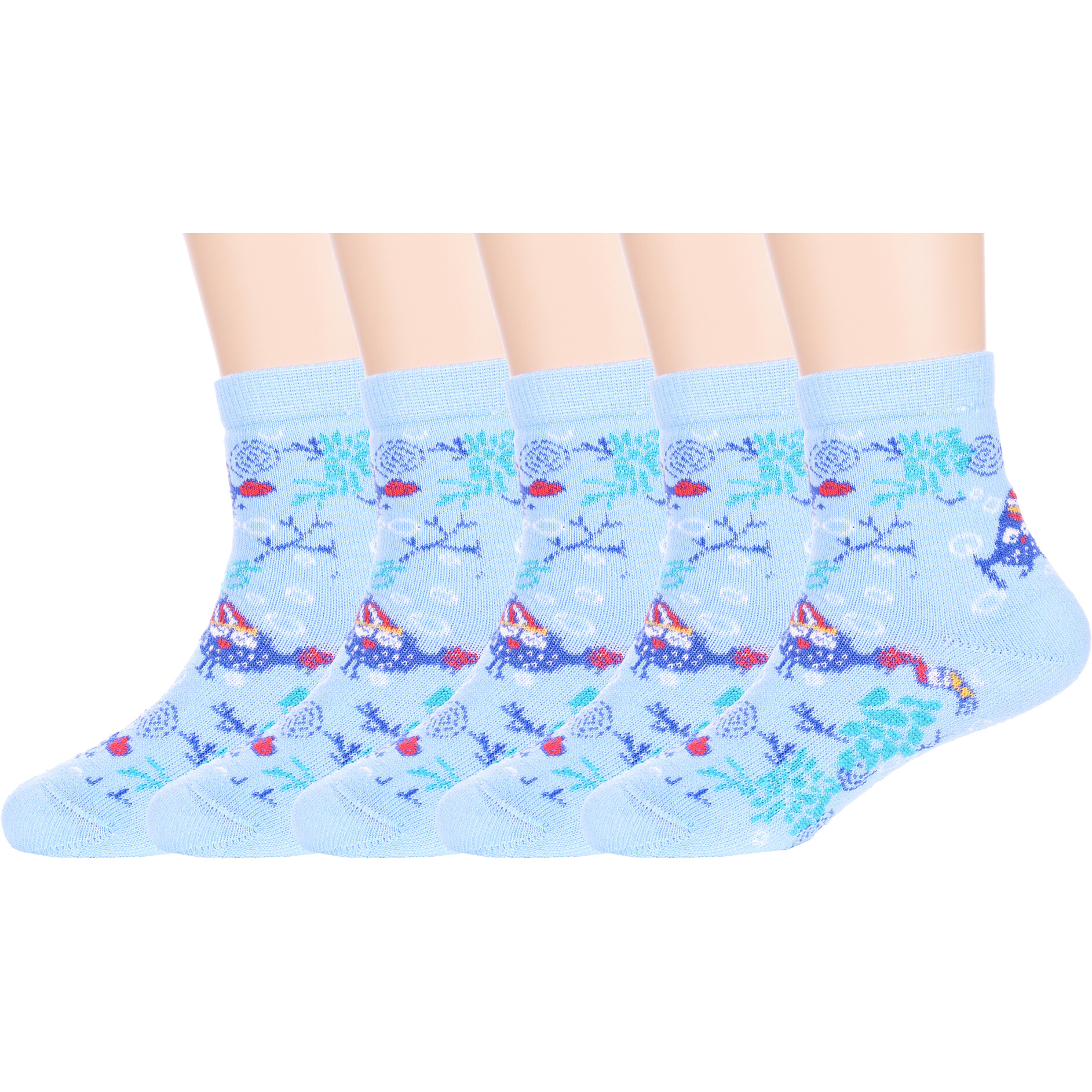 Носки детские LorenzLine 5-Л92, голубые, 14-16 носки детские короткие сине голубые с рисунком полосок