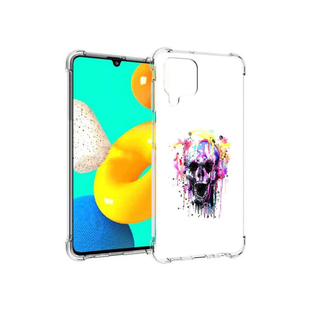 

Чехол MyPads Tocco для Samsung Galaxy M22 граффити череп (PT226931.524.298), Прозрачный, Tocco