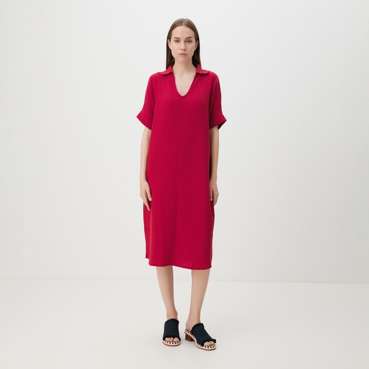 

Платье женское Maison David BLN917 красное XL, Красный, BLN917