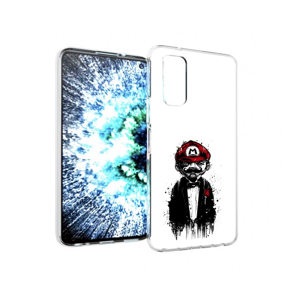 

Чехол MyPads Tocco для Vivo IQOO Neo 3 марио (PT157205.400.458), Прозрачный, Tocco