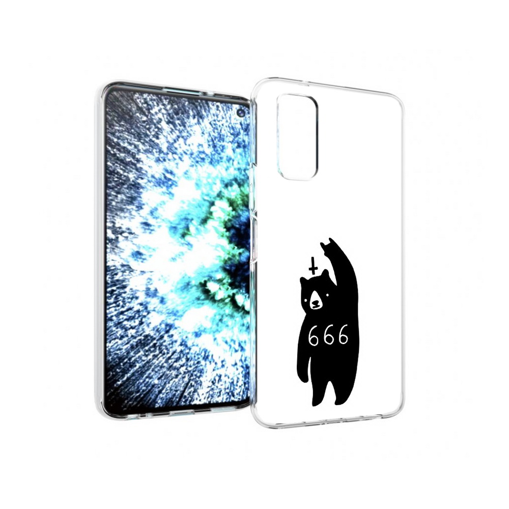 

Чехол MyPads Tocco для Vivo IQOO Neo 3 медведь 666 (PT157205.400.462), Прозрачный, Tocco