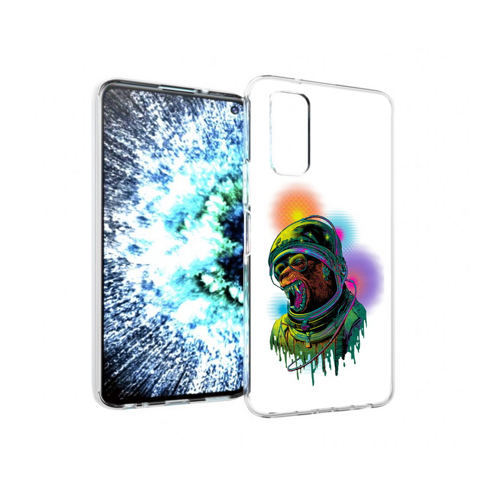 

Чехол MyPads Tocco для Vivo IQOO Neo 3 медведь космонавт (PT157205.400.466), Прозрачный, Tocco
