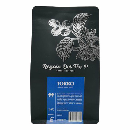 

Кофе Regola del tre P Torro молотый 250 г