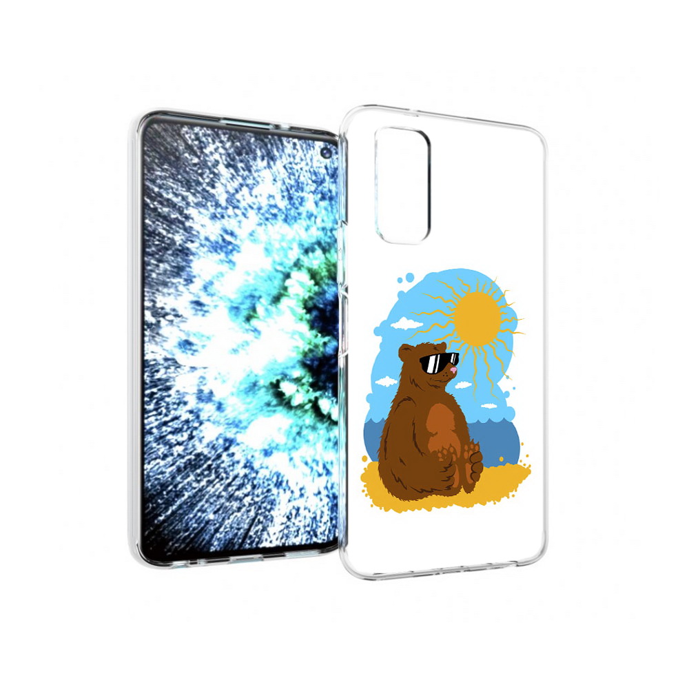 

Чехол MyPads Tocco для Vivo IQOO Neo 3 медведь на чиле (PT157205.400.468), Прозрачный, Tocco