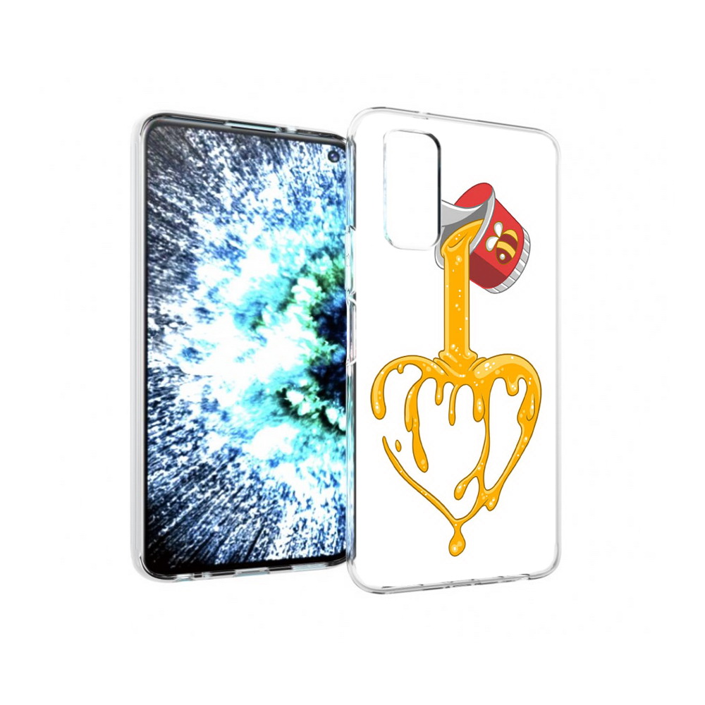 

Чехол MyPads Tocco для Vivo IQOO Neo 3 медовое сердце (PT157205.400.471), Прозрачный, Tocco