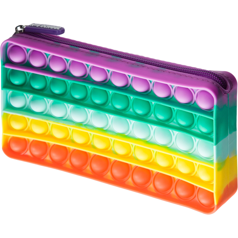 

Пенал силиконовый №1School Pop it разноцветный, 210х50х65 мм