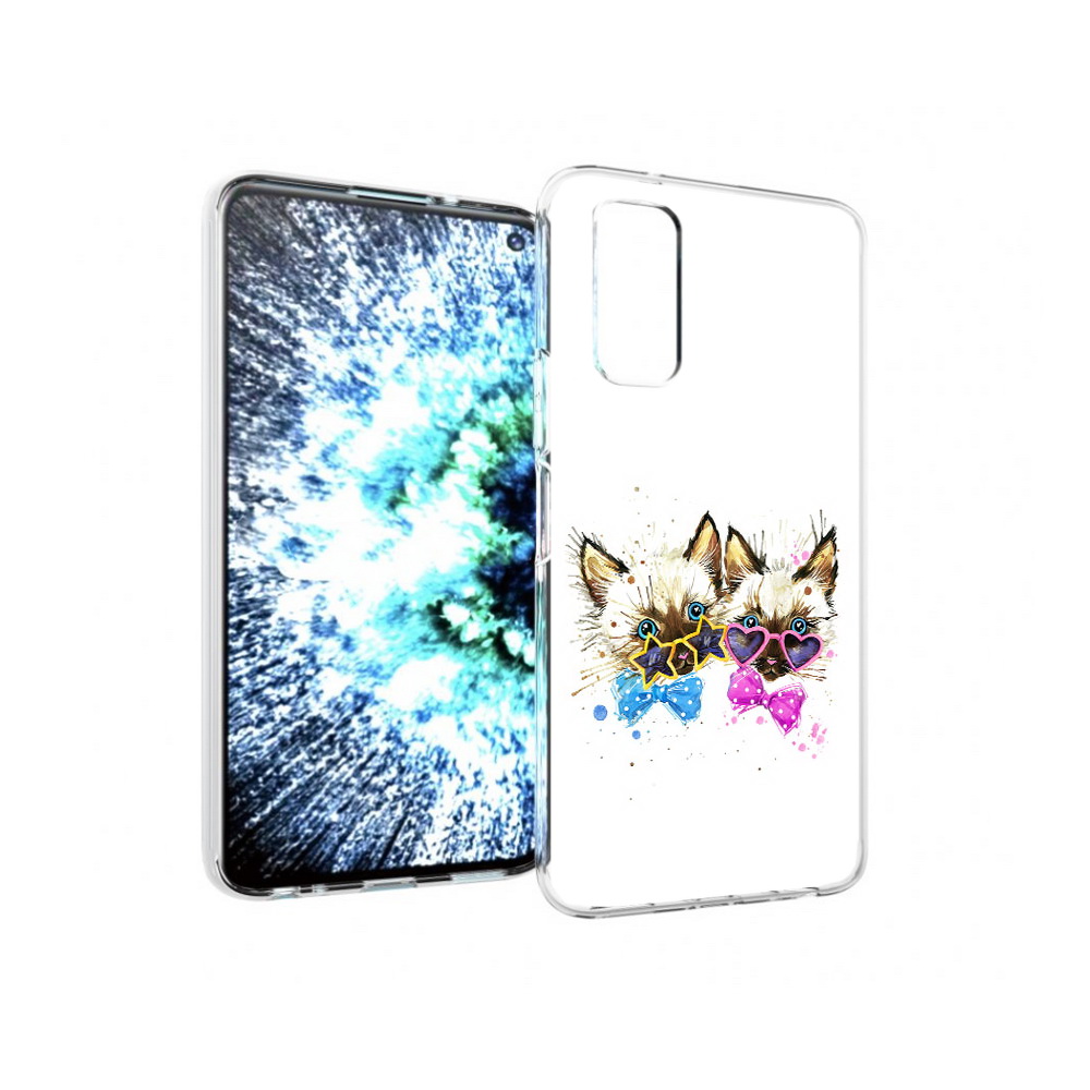 

Чехол MyPads Tocco для Vivo IQOO Neo 3 милые котята (PT157205.400.474), Прозрачный, Tocco
