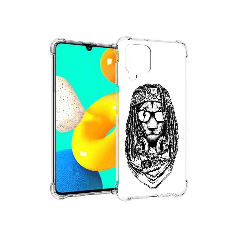 

Чехол MyPads Tocco для Samsung Galaxy M22 дреды льва (PT226931.524.338), Прозрачный, Tocco