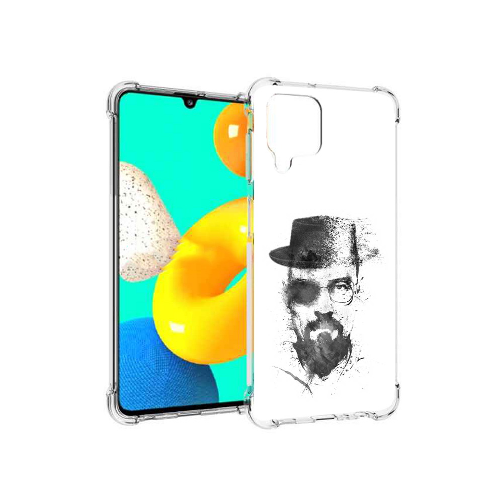 

Чехол MyPads Tocco для Samsung Galaxy M22 загадочный человек (PT226931.524.347), Прозрачный, Tocco