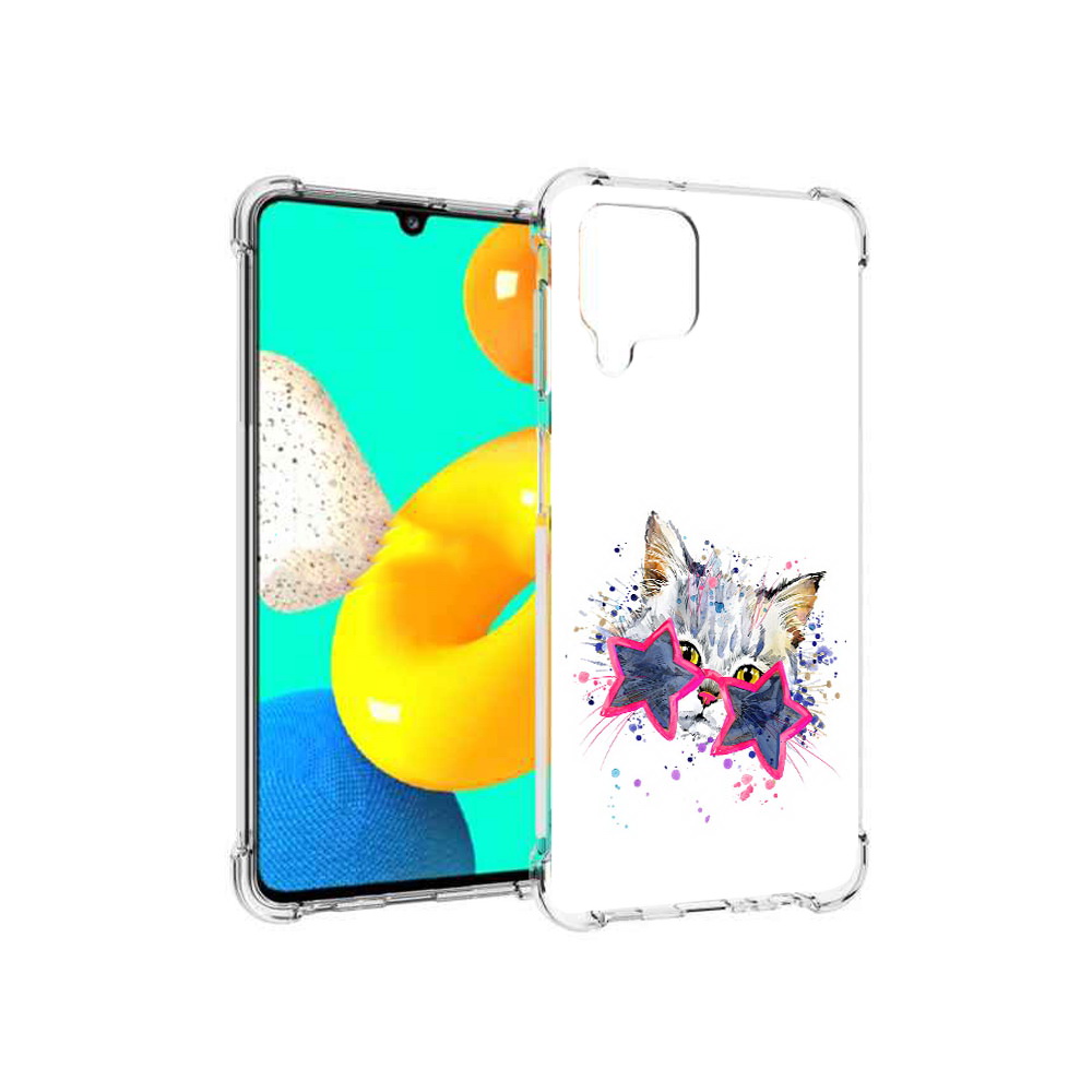 

Чехол MyPads Tocco для Samsung Galaxy M22 звездные очки (PT226931.524.353), Прозрачный, Tocco