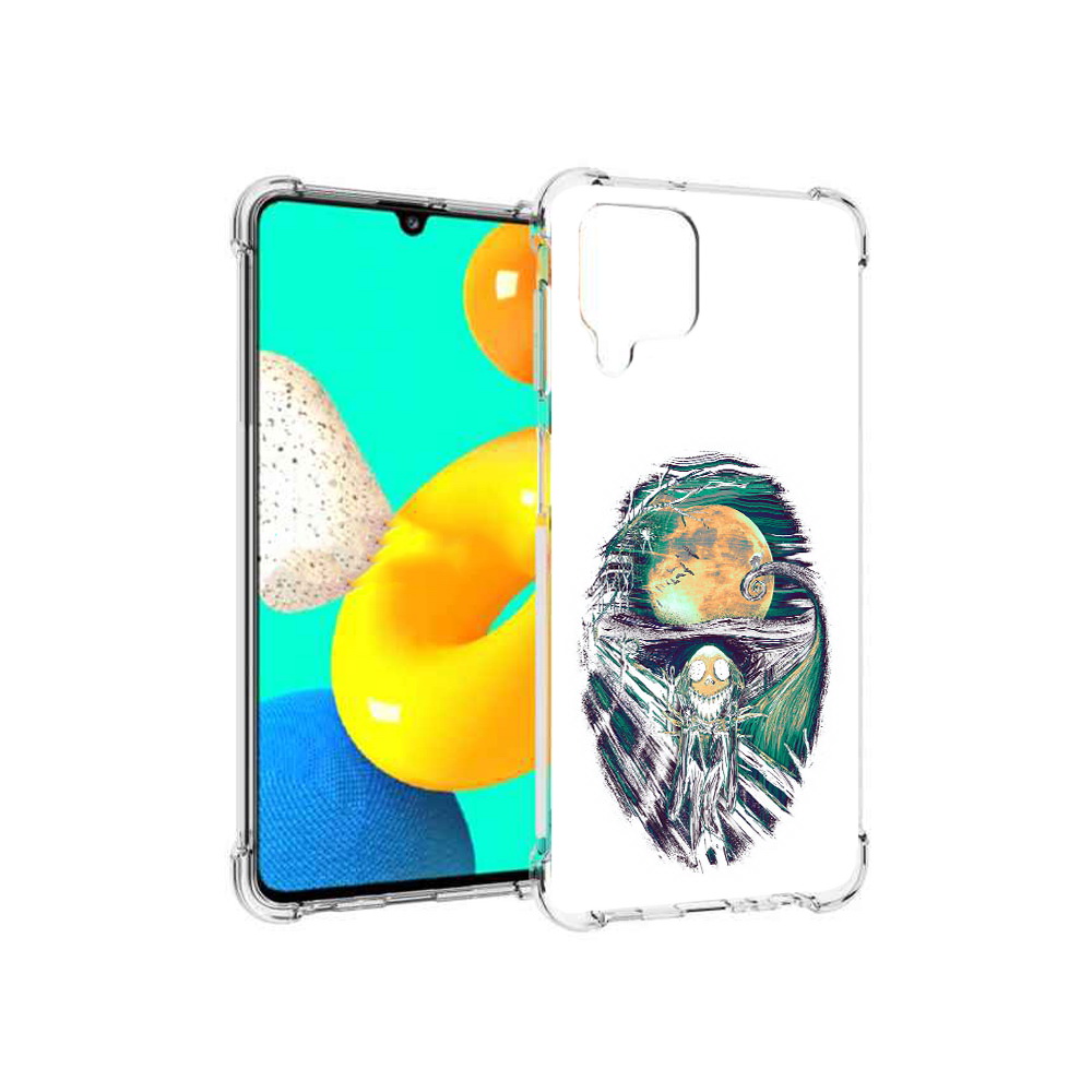 

Чехол MyPads Tocco для Samsung Galaxy M22 зубастое существо абстракция (PT226931.524.370), Прозрачный, Tocco