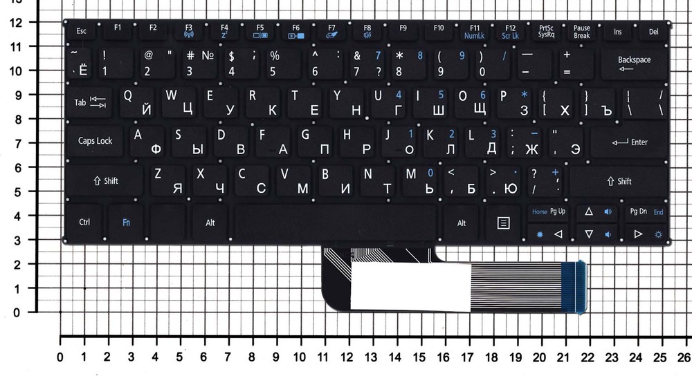 

Клавиатура для Acer Aspire Switch 10 Series, черная