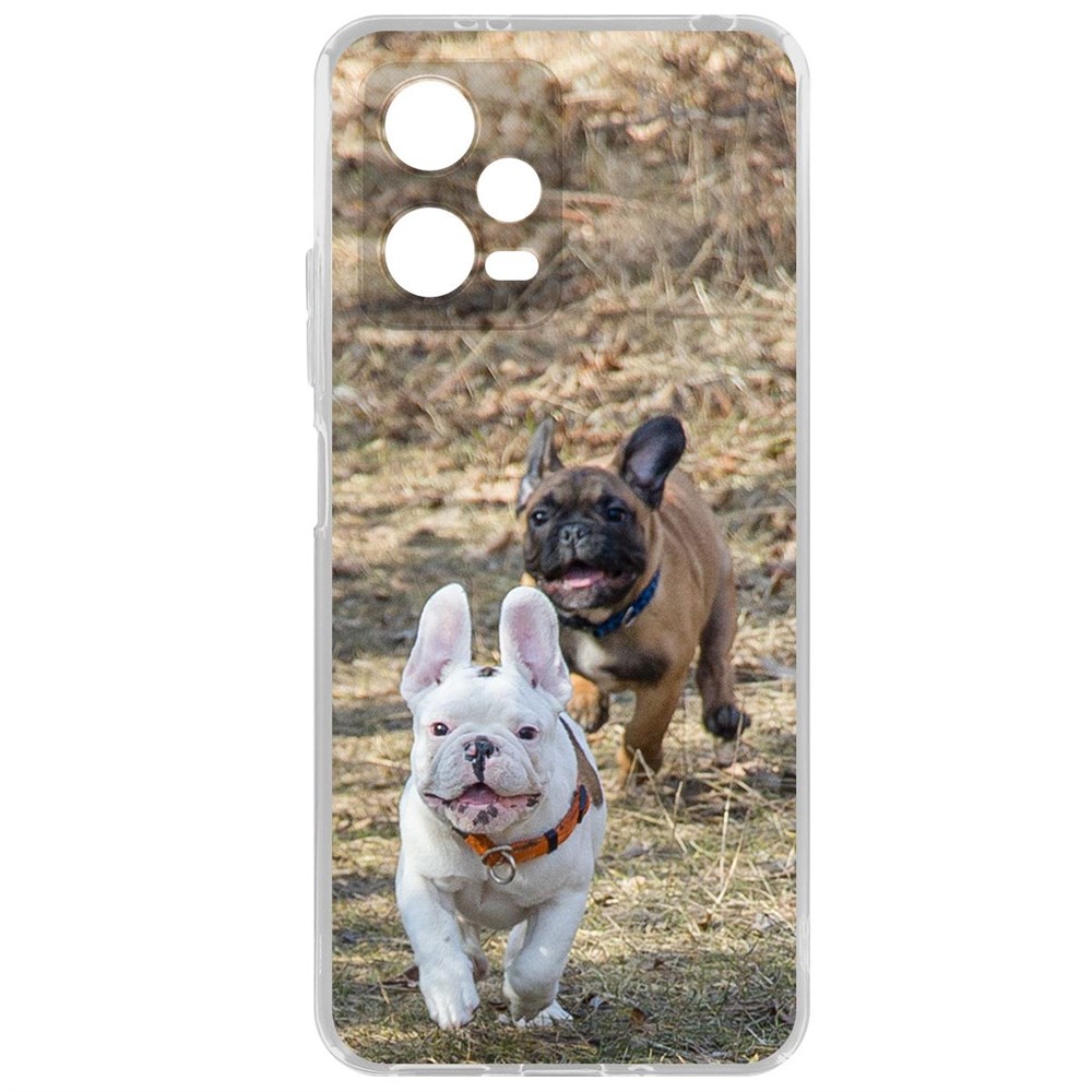 

Чехол-накладка Krutoff Clear Case Догонялки для Xiaomi Poco X5, Прозрачный