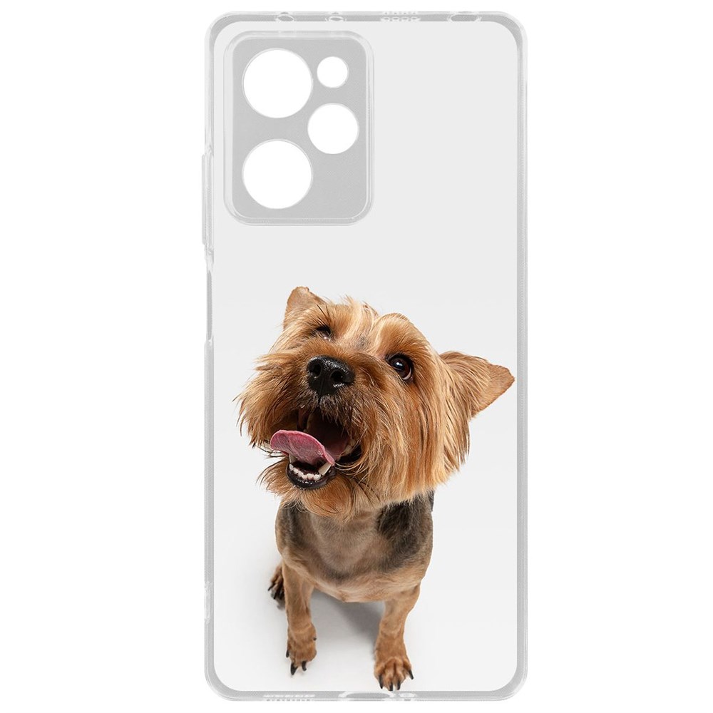 

Чехол-накладка Krutoff Clear Case Йоркширский терьер для Xiaomi Poco X5 Pro, Прозрачный