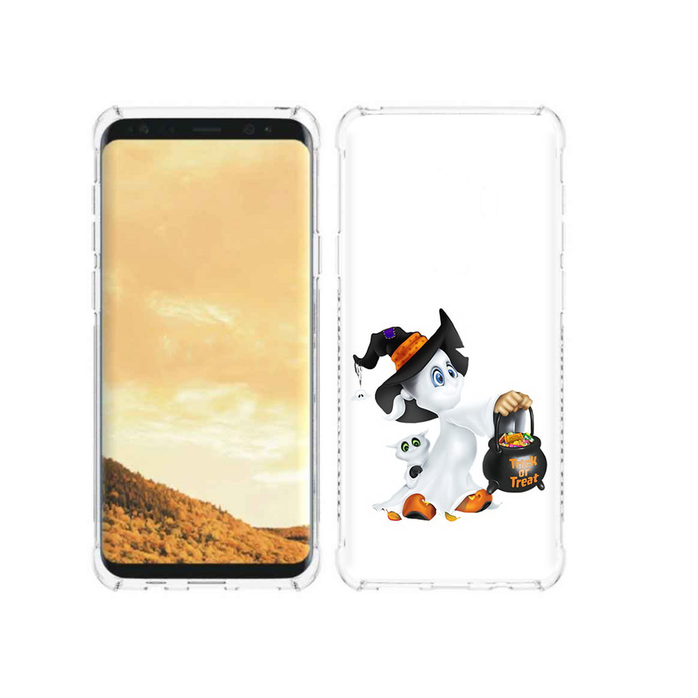 

Чехол MyPads Tocco для Samsung Galaxy S9 Маленький призрак (PT98329.588.113), Прозрачный, Tocco