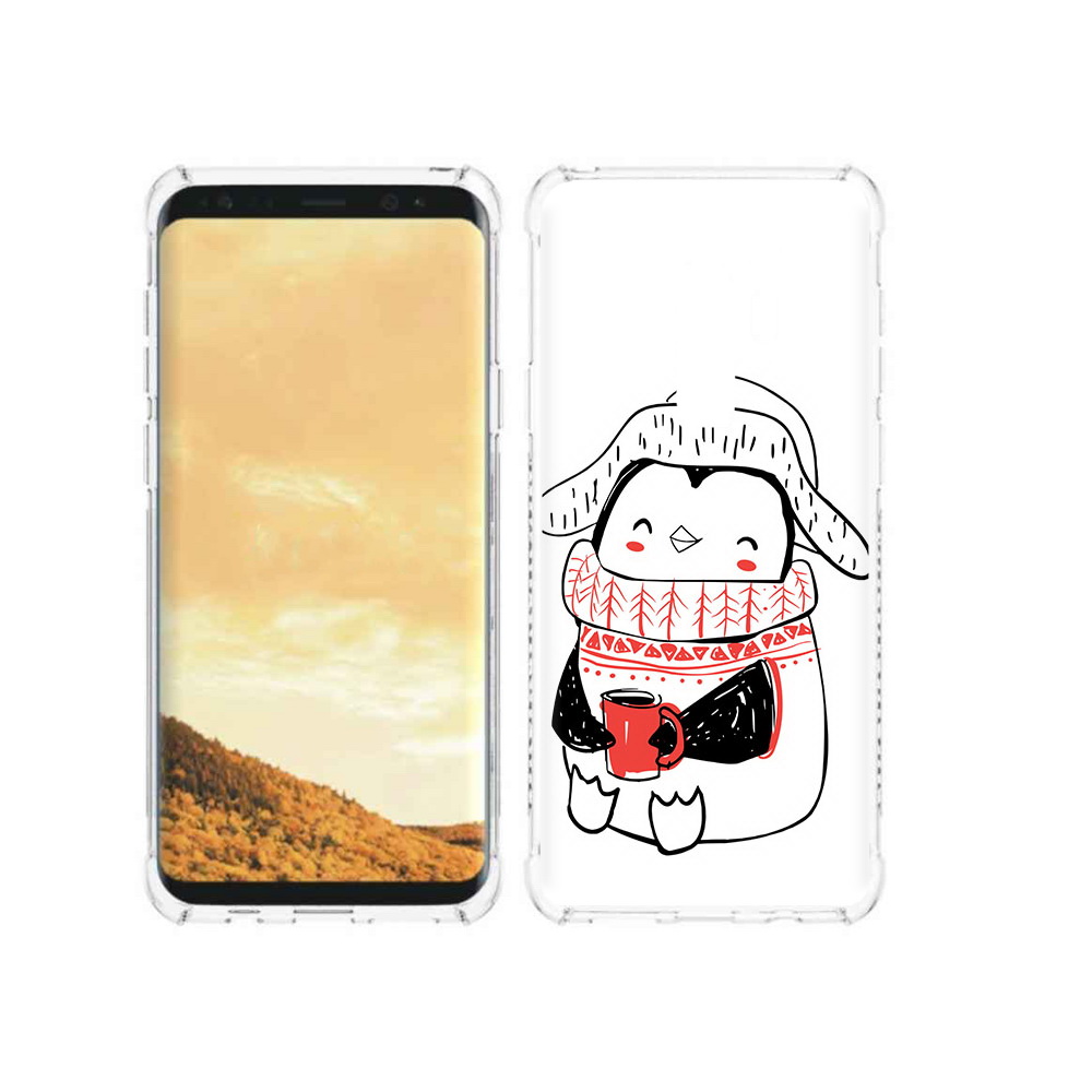 

Чехол MyPads Tocco для Samsung Galaxy S9 Милый пингвин (PT98329.588.115), Прозрачный, Tocco