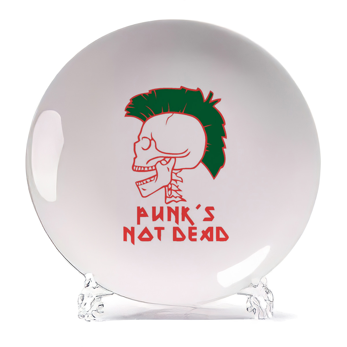 

Тарелка CoolPodarok Punks not dead панки не мертвы, Punks not dead панки не мертвы