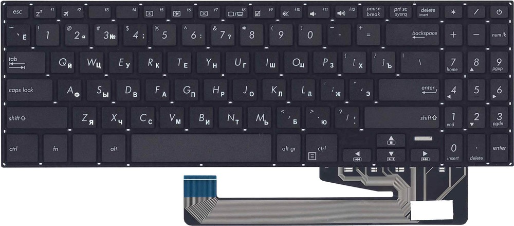 

Клавиатура для Asus YX560, YX560UD, X560UD, Y5000U, Y5000UB, X507UA, X507UB, X507UD Series