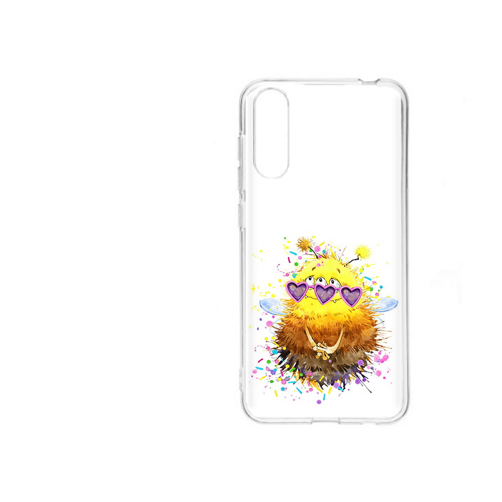 

Чехол MyPads Tocco для ZTE Blade A7 2020 Пушитый шмель (PT142232.471.143), Прозрачный, Tocco