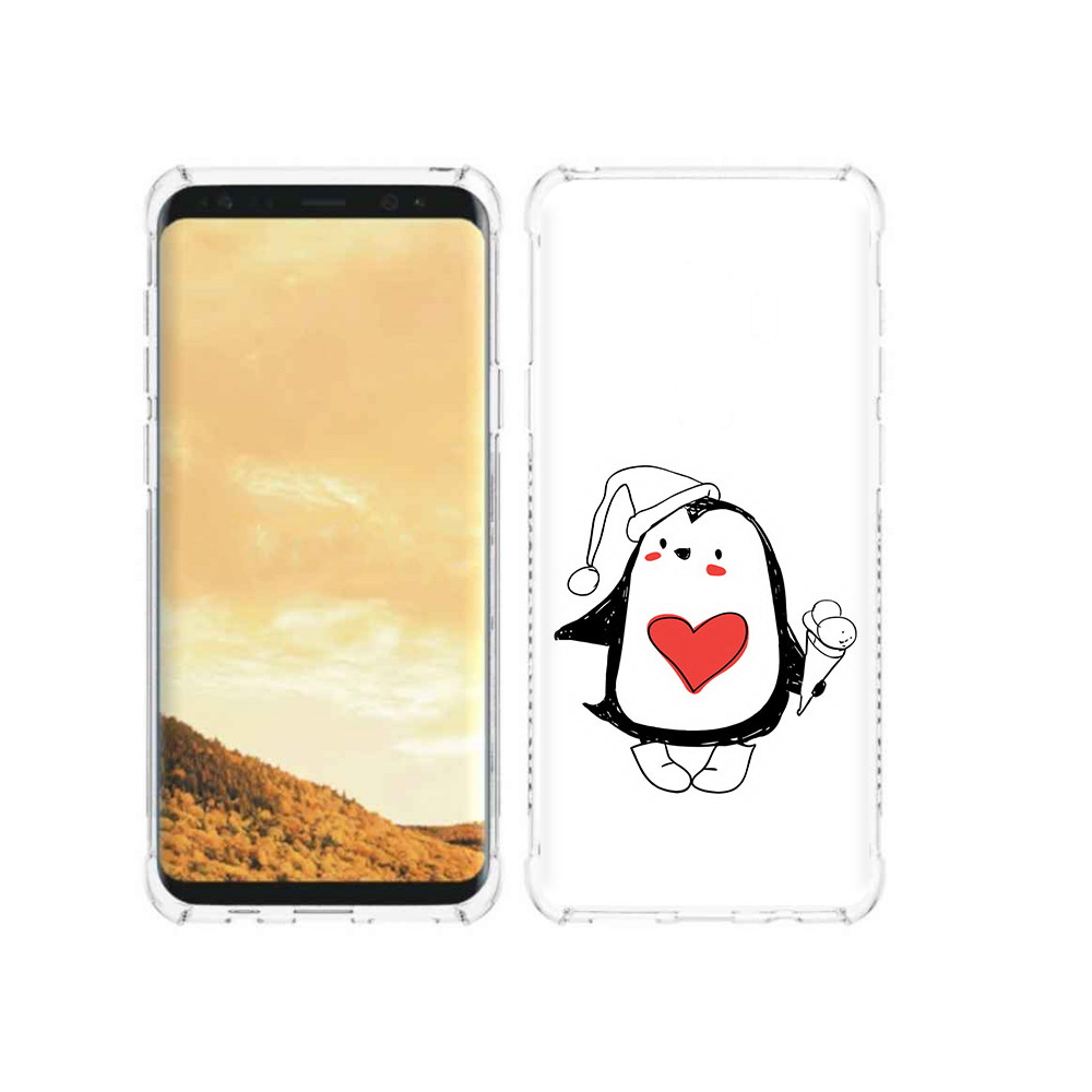 

Чехол MyPads Tocco для Samsung Galaxy S9 Пингвин с мороженым (PT98329.588.135), Прозрачный, Tocco