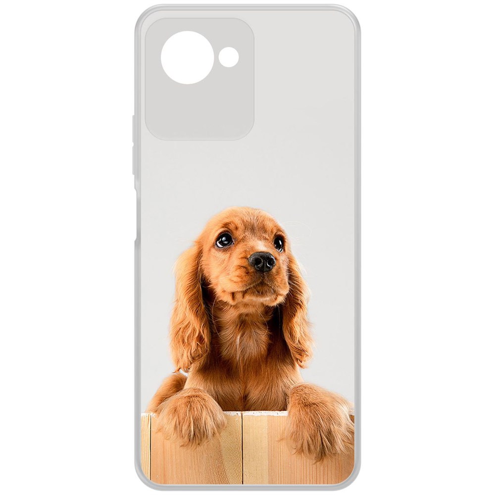 

Чехол-накладка Krutoff Clear Case Выходи играть для Realme C30s, Прозрачный
