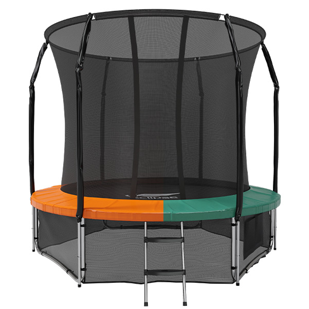 

Батут Eclipse Space Twin с сеткой и лестницей 305 см, green/orange, Space Twin