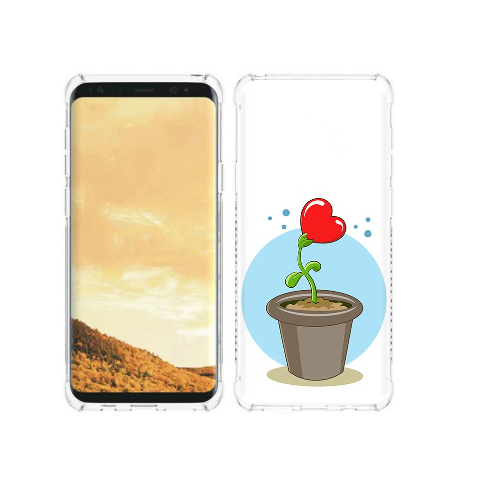 

Чехол MyPads Tocco для Samsung Galaxy S9 Растение любви 14 февраля (PT98329.588.145), Прозрачный, Tocco