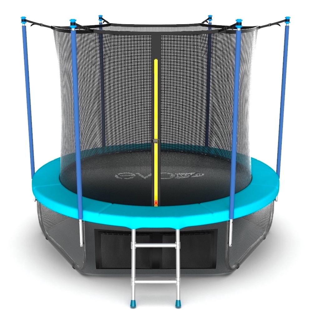 

Батут EVO JUMP Internal 12ft (Wave). с внутренней сеткой и лестницей