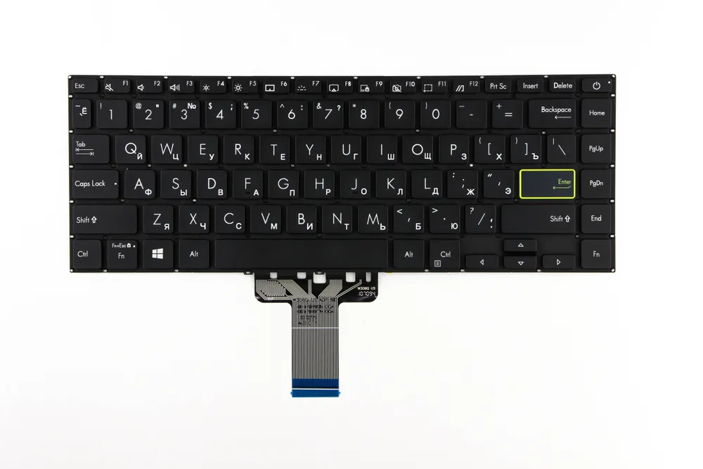 

Клавиатура для Asus E410MA черная с подсветкой