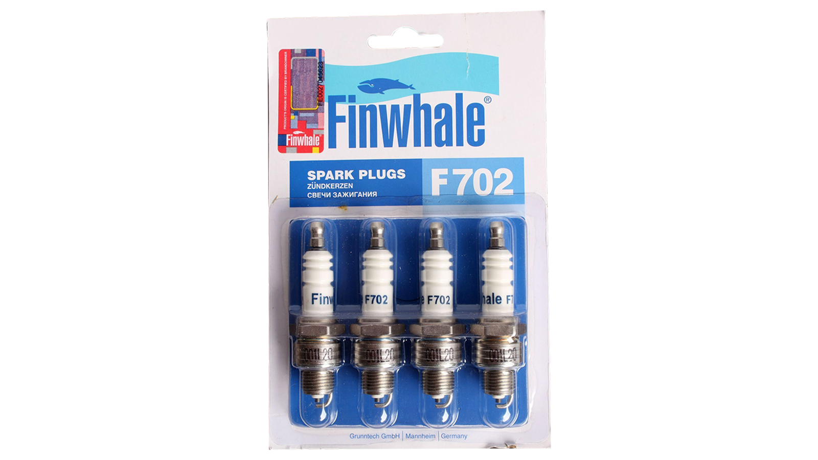Свеча зажигания Finwhale F702