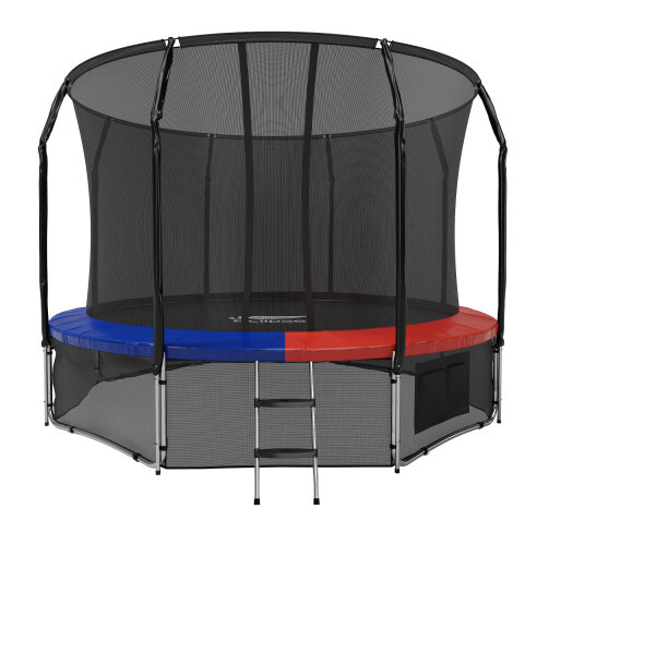 

Батут Eclipse Space с сеткой и лестницей 366 см, blue/red, Синий;красный, Space